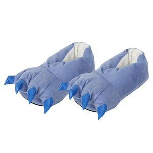 Soft Paw Claw Stitch Blue Home Slippers Animal Costume Halloween Size 5-6
